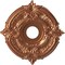 Ekena Millwork Attica PVC Ceiling Medallion (Fits Canopies up to 5 5/8"), Brght Coat Copper, 16"OD x 3 1/2"ID x 1"P CMP16ATBCO - alternate 1